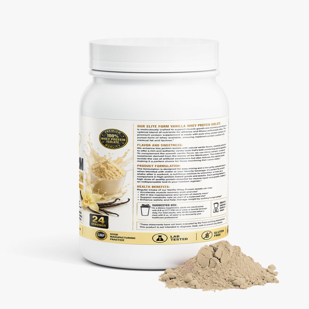 ELITE FORM Whey Protein Isolate (Vanilla)