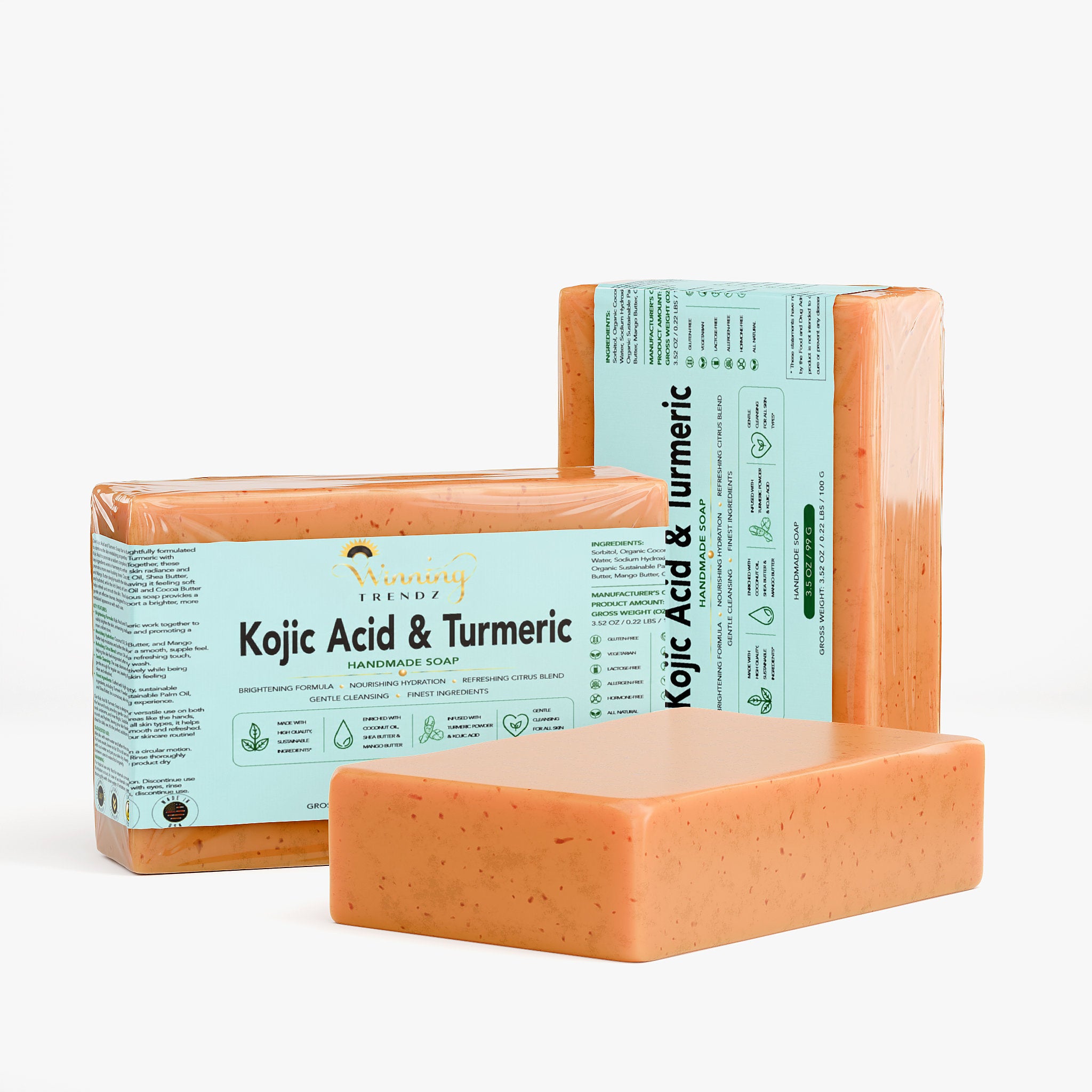 Kojic Acid & Turmeric Soap