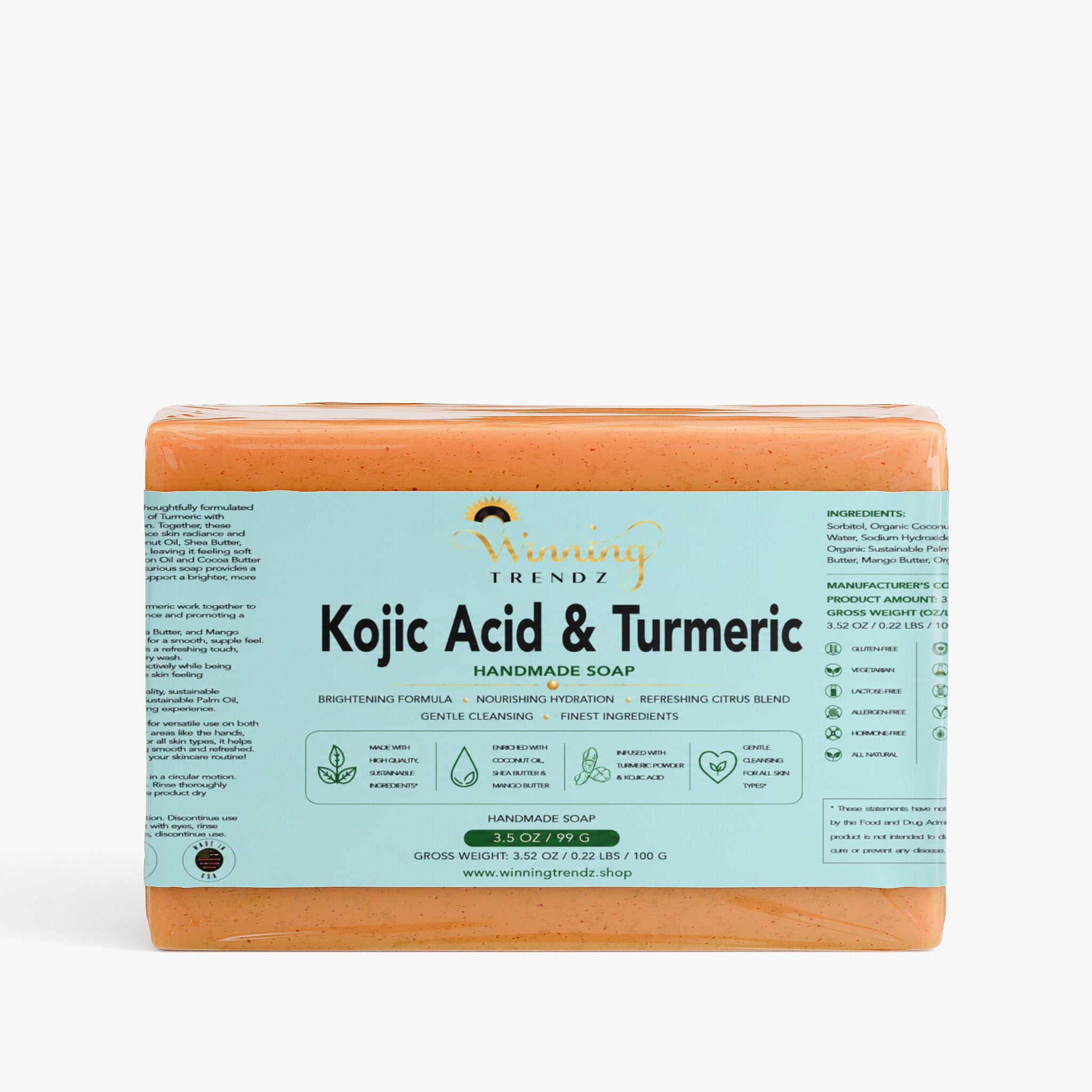 Kojic Acid & Turmeric Soap