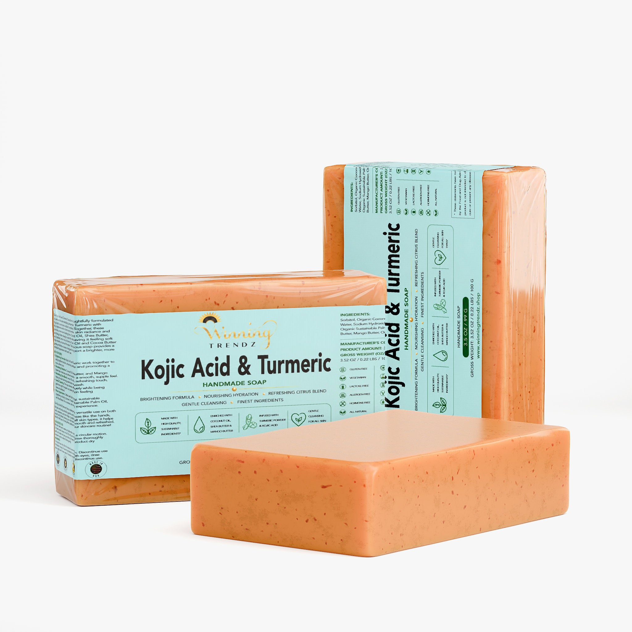 Kojic Acid & Turmeric Soap