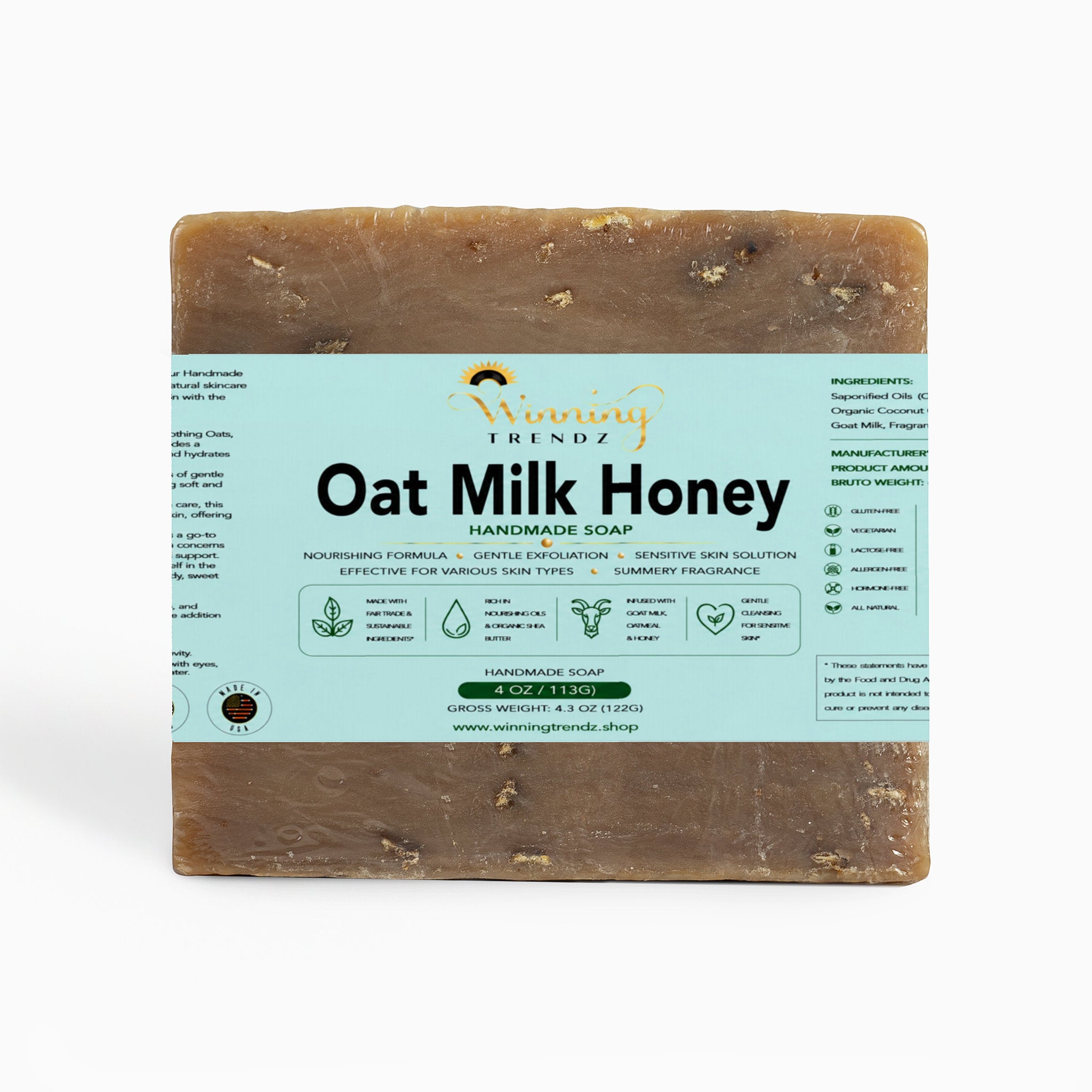 Oat Milk Honey Soap