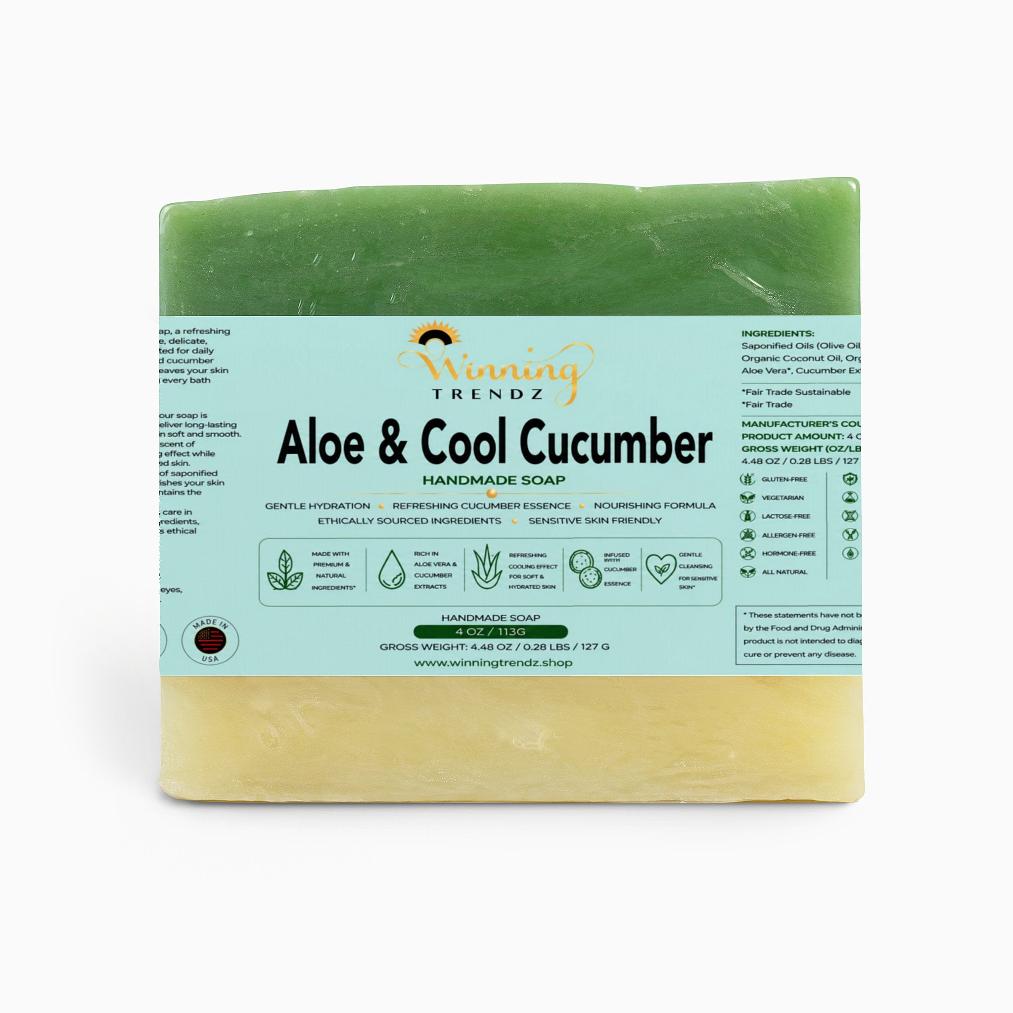 Aloe & Cool Cucumber Soap