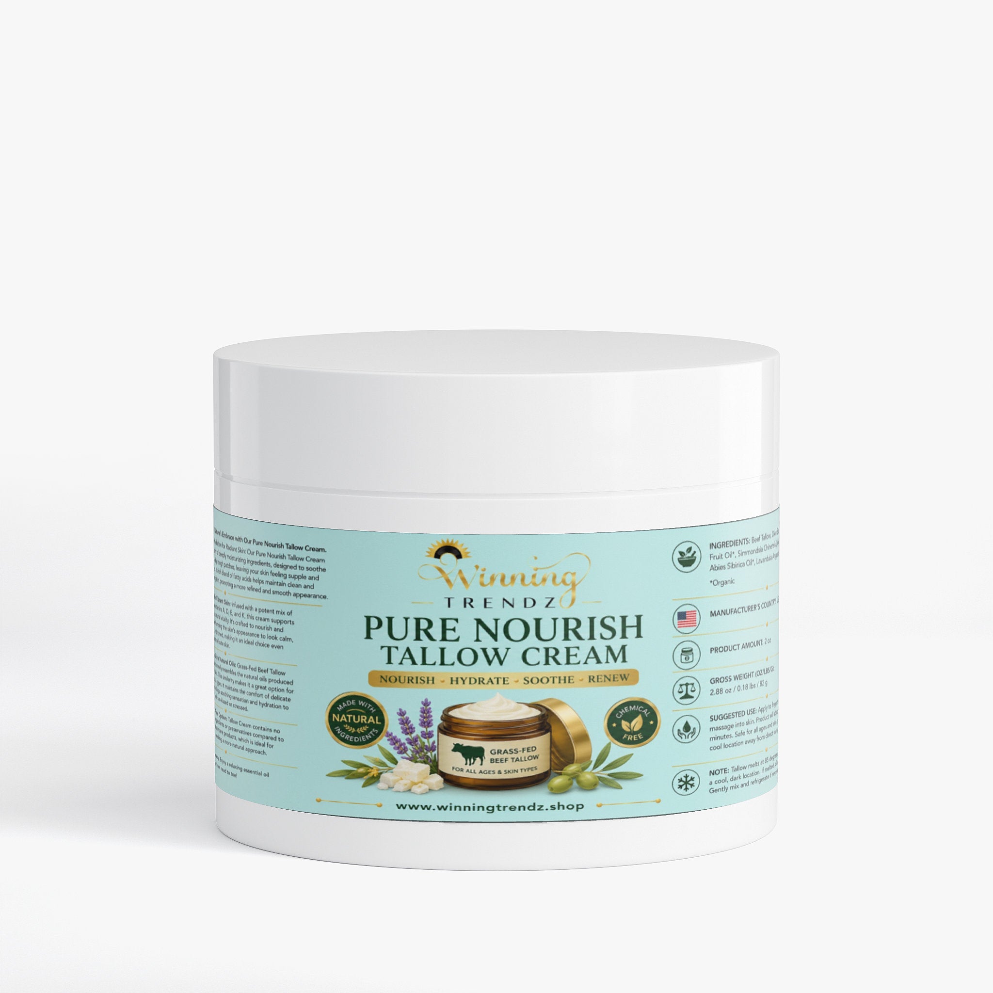 Pure Nourish Tallow Cream
