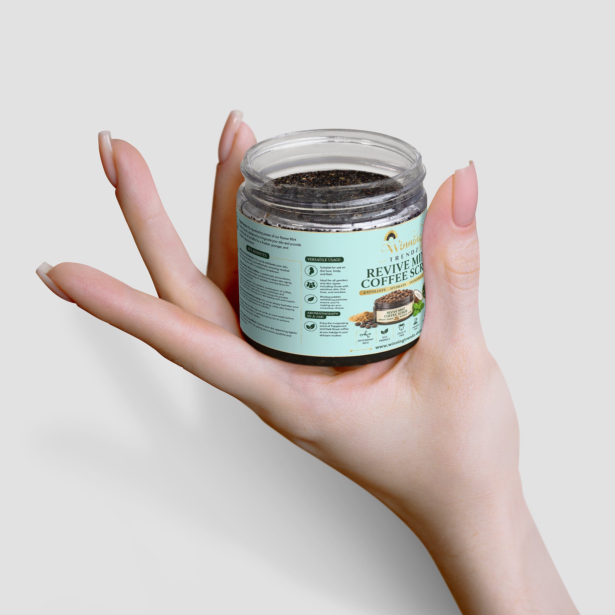 Revive Mint Coffee Scrub