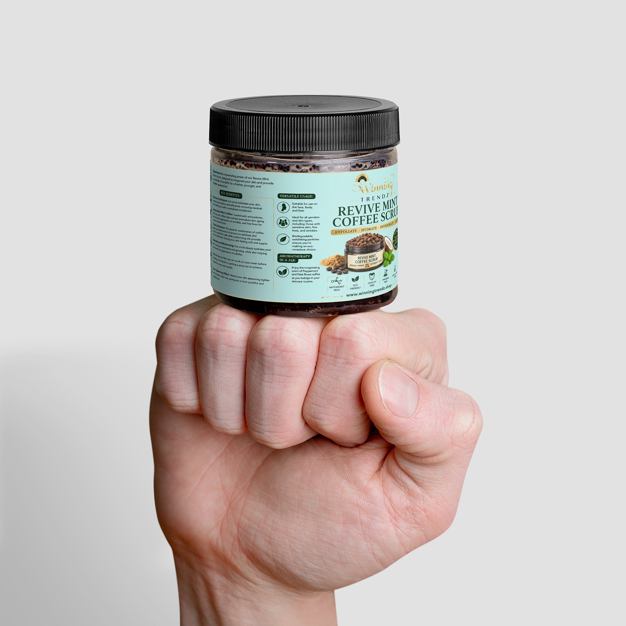Revive Mint Coffee Scrub
