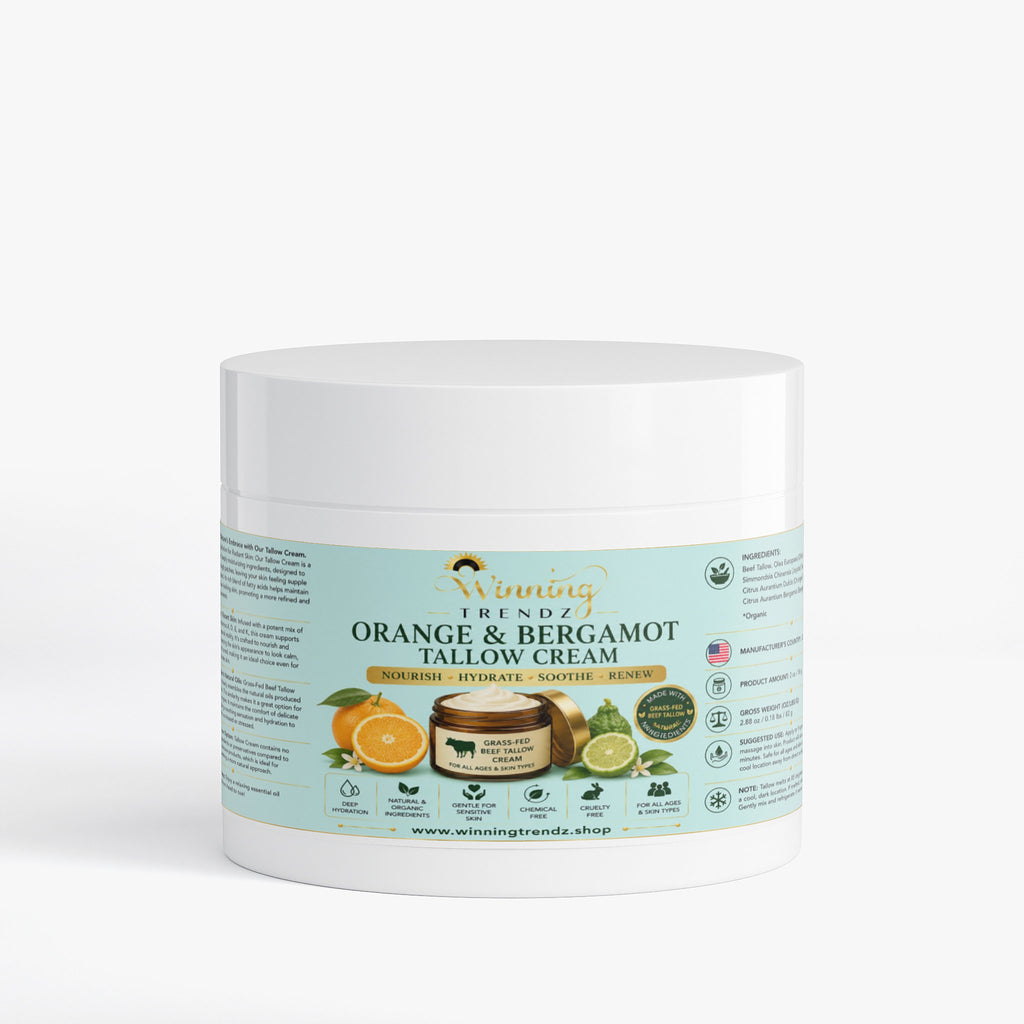 Orange & Bergamot Tallow Cream