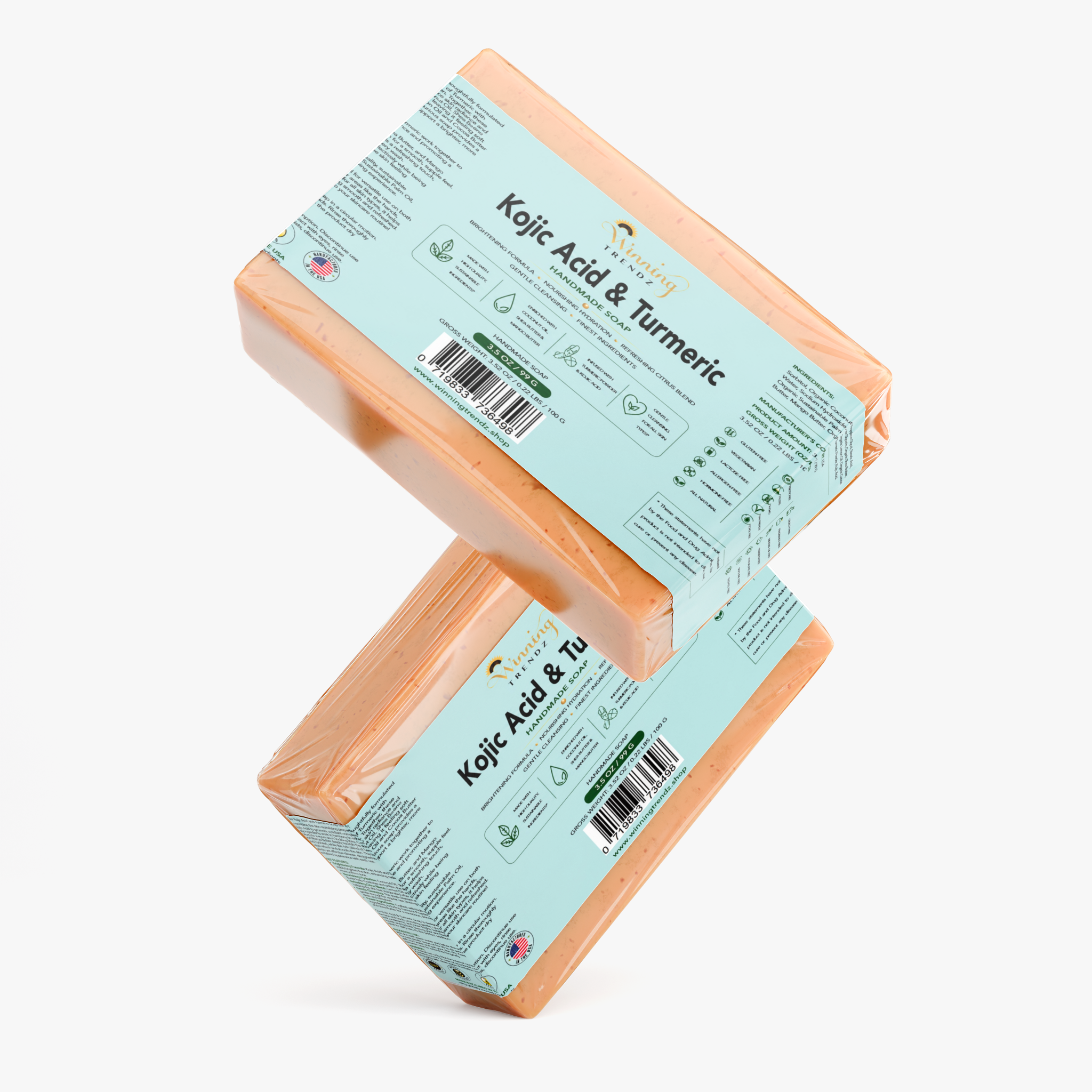 Kojic Acid & Turmeric Soap