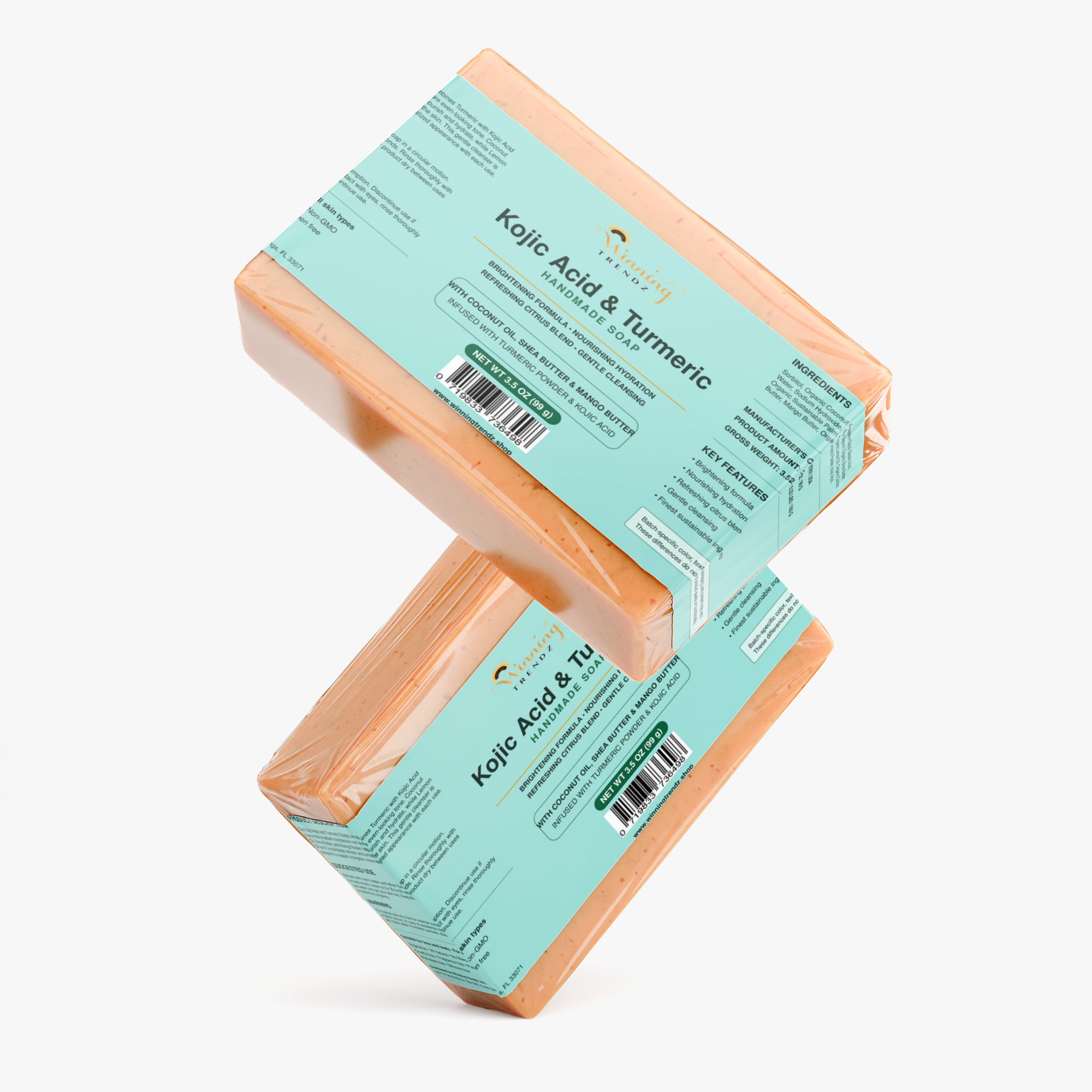 Kojic Acid & Turmeric Soap