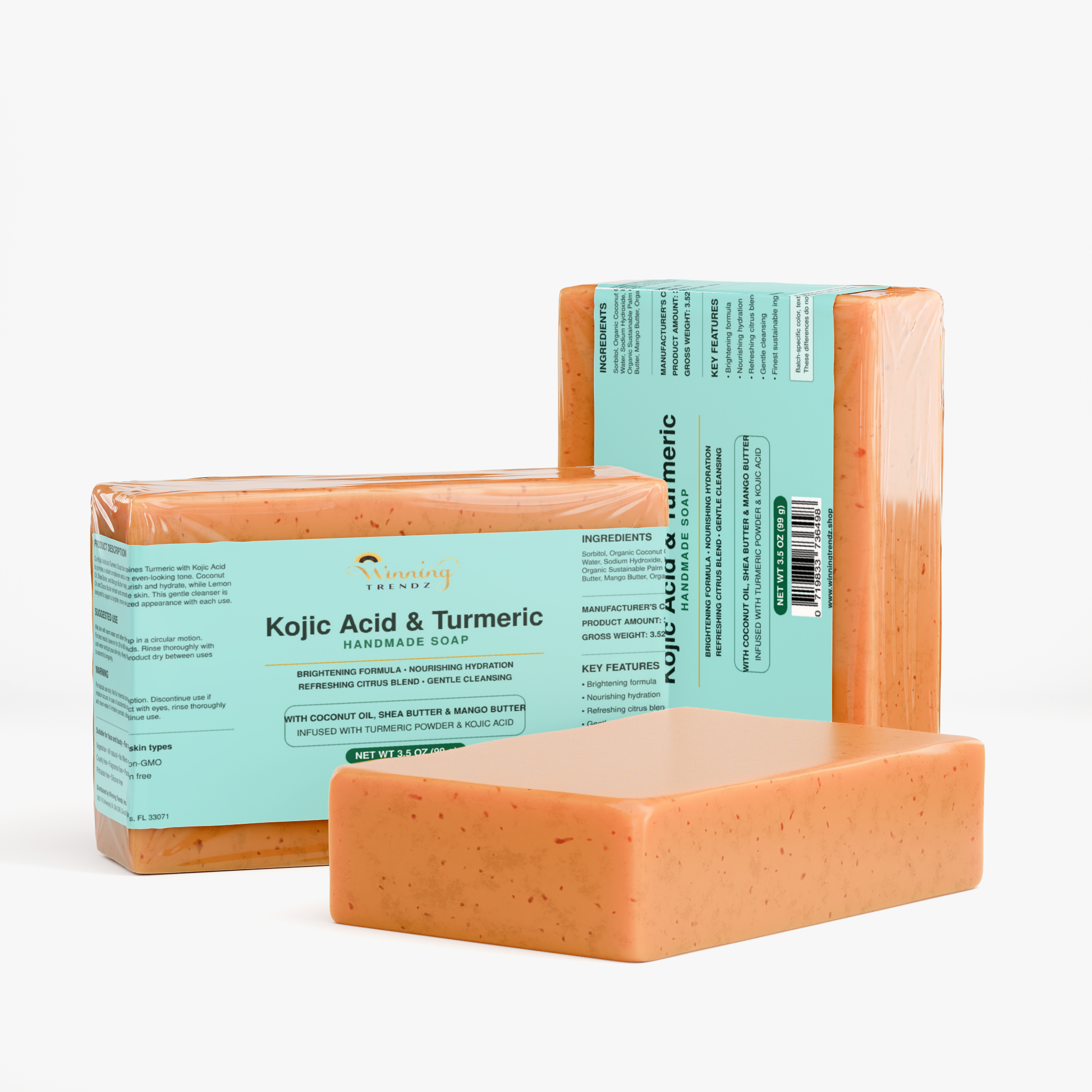 Kojic Acid & Turmeric Soap