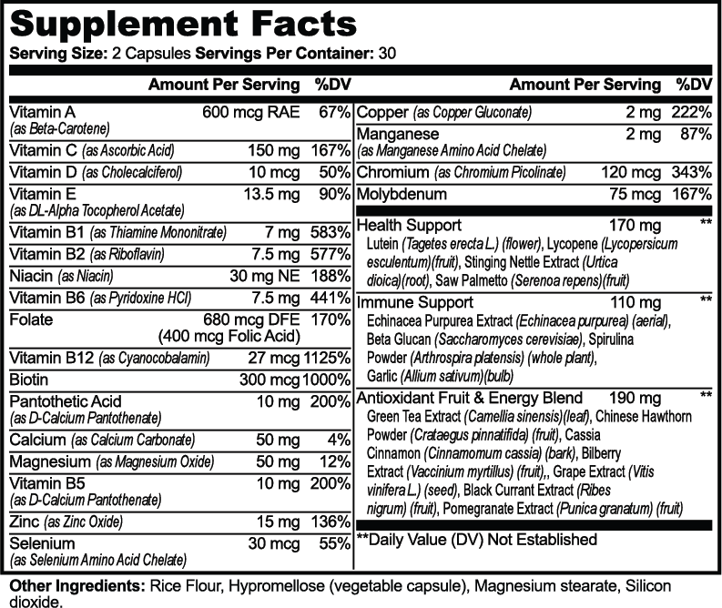All-In-One Multivitamin