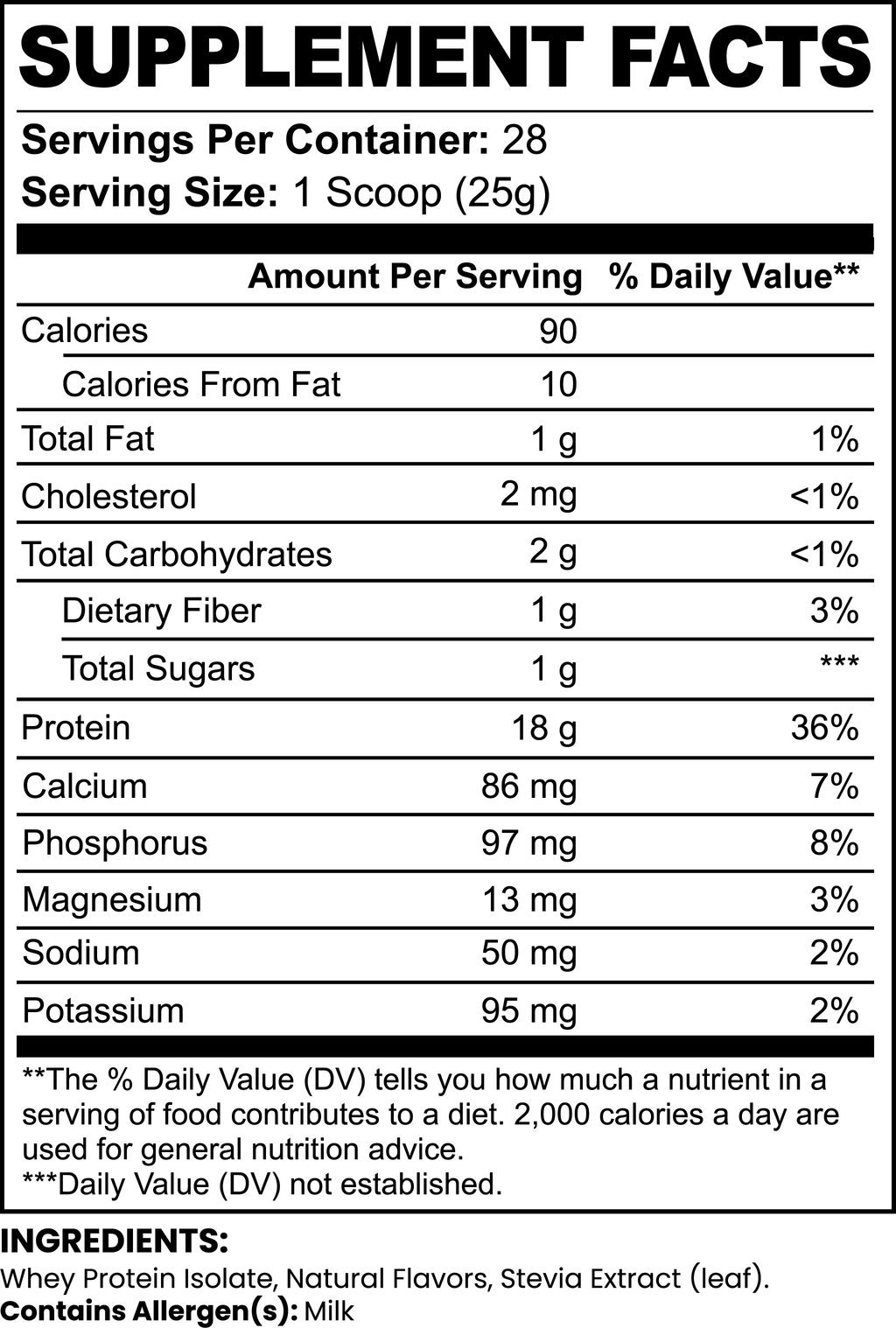 ELITE FORM Whey Protein Isolate (Chocolate)