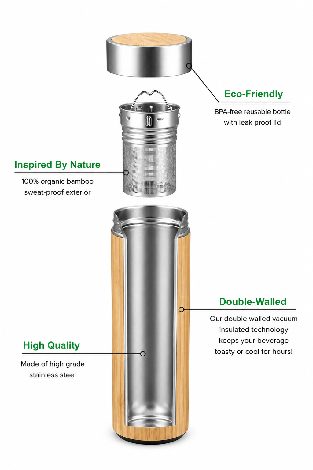 Bamboo Tea Infuser