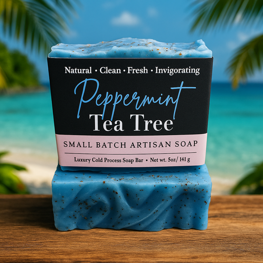 Peppermint Tea Tree Soap Bar